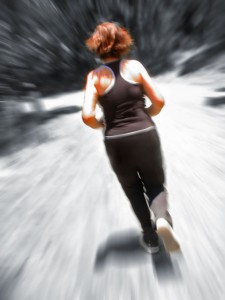 Woman jogging